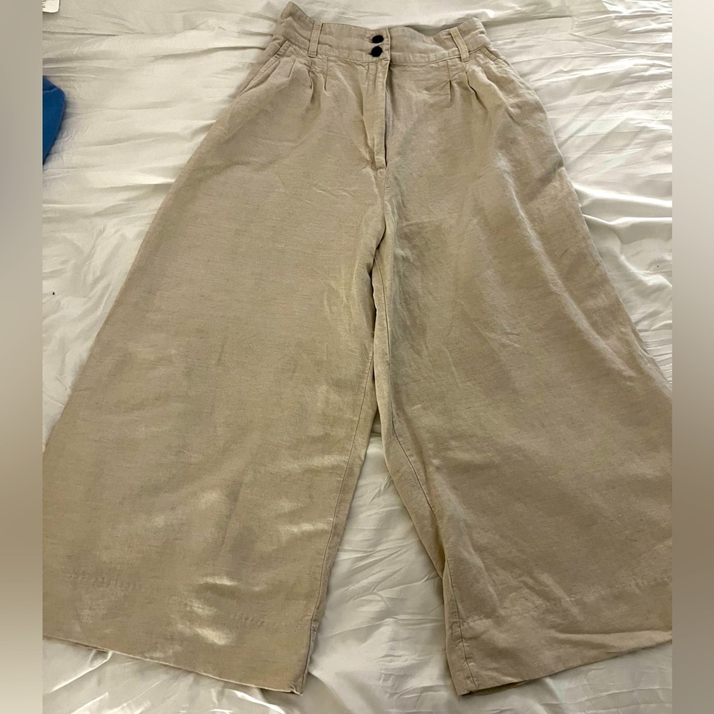 Wide leg H&M linen pant